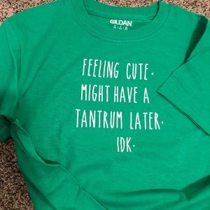 Feeling cute might have a tantrum later idk